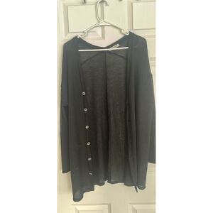 Women’s small black button up cardigan